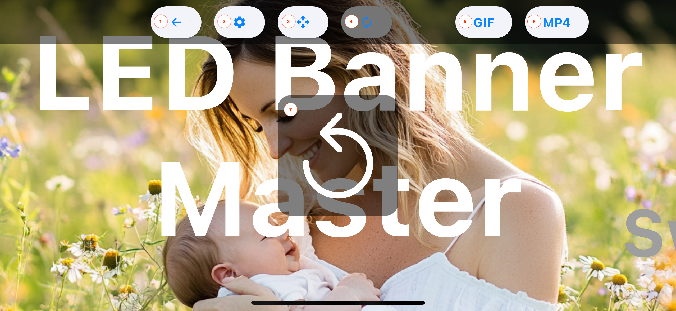 Banner Player interface showing playback controls and options